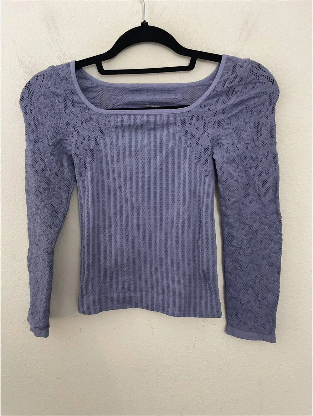 Free People Intimately   long sleeve top Purple size XS/S New